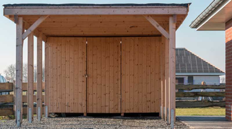 Carport aus Holz