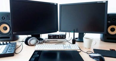 PC-Lautsprecher für Gamer, Streaming- und Musikliebhaber PC-System mit Lautsprechern