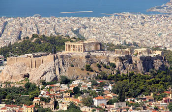 Bild von Athen mit Akropolis