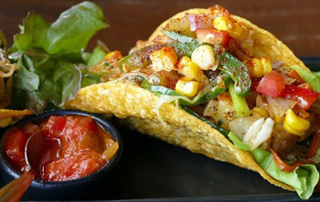 Vegetarischer Taco