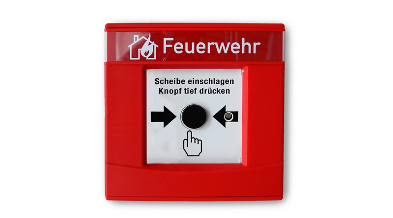 Notruf-Knopf für Feueralarm