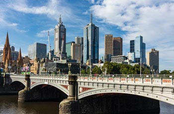 Skyline von Melbourne