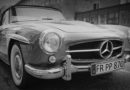 Altes Mercedes-Cabrio mit Wunschkennzeichen