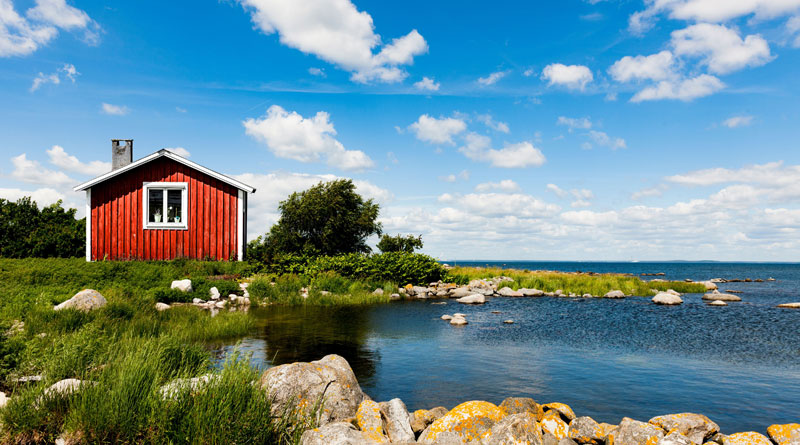 Landschaft in Schweden