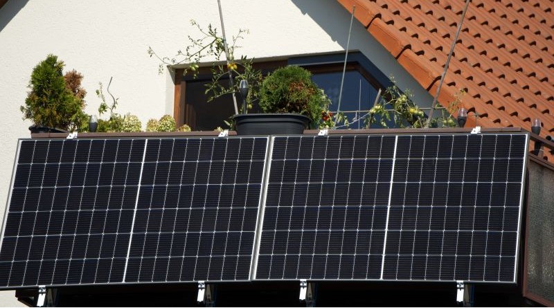 Balkonkraftwerk zur Stromerzeugung