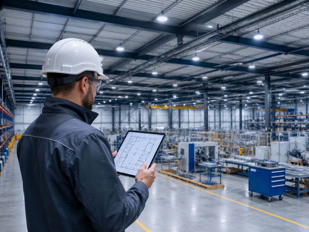 Die Nutzung von Industrieleuchten muss gut geplant und durchdacht werden.