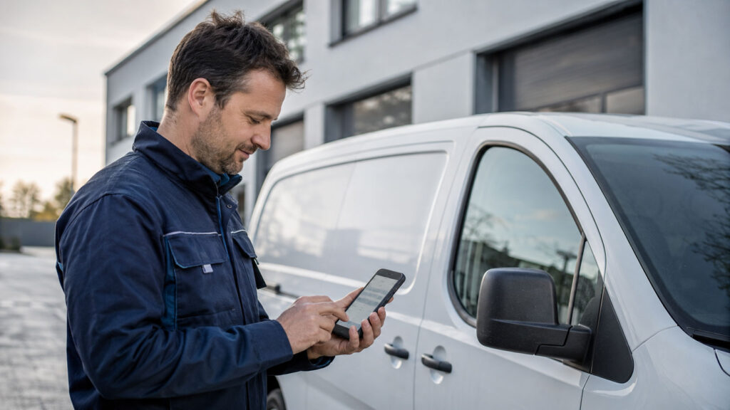 Mobile digitale Zeiterfassung für Beschäftigte im Außendienst