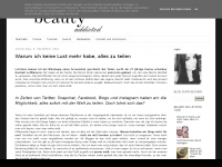 Screenshot des Blogs beautyaddicted