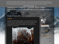Screenshot des Blogs Wetter