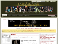 Screenshot des Blogs Last Alliance – Collectibles Addicts United