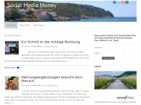 Screenshot des Blogs Social Media Money