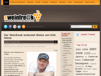 Screenshot des Blogs Der Weinfreak
