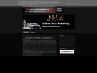 Screenshot des Blogs Million Dollar Poker Blog