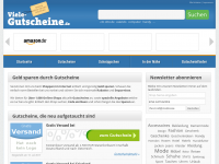 Screenshot des Blogs Viele-Gutscheine.de – Gutschein & Rabattportal
