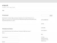 Screenshot des Blogs E-Communication: Web 2.0, Social Media, SEO