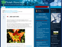 Screenshot des Blogs Elvish Rantings
