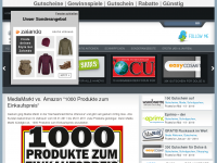 Screenshot des Blogs Mein-Gutschein.org Gutscheinseite | Gutscheine | Gutschein | Gewinnspiel