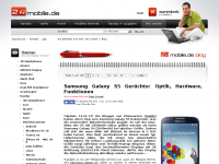 Screenshot des Blogs 24mobile.de Handyblog