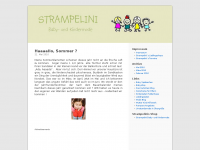 Screenshot des Blogs Kindermode Blog von Strampelini.de