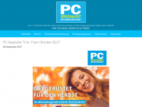 Screenshot des Blogs PC-Spezialist Trier