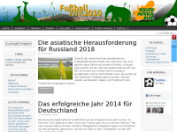 Screenshot des Blogs Fussball WM Südafrika 2010 Blog