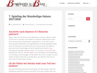 Screenshot des Blogs Brucker’s Blog