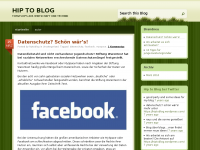 Screenshot des Blogs Hip to blog