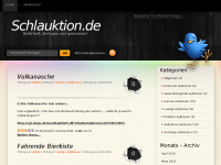 Screenshot des Blogs Schlauktion.de – Das Auktionsblog