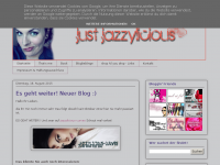 Screenshot des Blogs just jazzylicious
