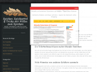 Screenshot des Blogs Du suchst Spicktipps & Hilfen? Dann bist du bei uns genau richtig!