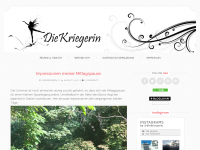 Screenshot des Blogs DieKriegerin