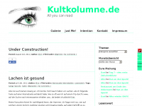 Screenshot des Blogs Kultkolumne