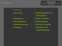 Screenshot des Blogs U r b a n P r e s s