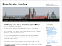 Screenshot des Blogs Steuerberater München