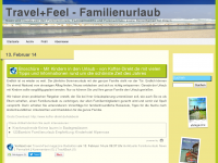 Screenshot des Blogs Familienurlaub
