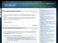 Screenshot des Blogs KKLake.de