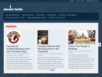 Screenshot des Blogs Absolut Berlin