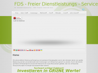 Screenshot des Blogs FDS Ihr Expertennetzwerk für grüne Sachwerte und Solartechnik