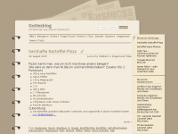 Screenshot des Blogs Gottesblog – Schlemmen wie Gott in Frankreich