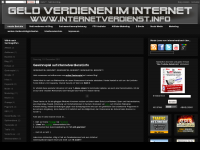 Screenshot des Blogs Geld verdienen im Internet