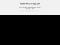 Screenshot des Blogs Erste Sätze