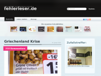 Screenshot des Blogs Fehlerleser.de