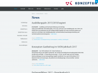 Screenshot des Blogs KONTENT – Der KONZEPTUM Blog