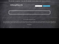 Screenshot des Blogs Bildungsblog.info