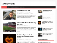 Screenshot des Blogs zweidoteins