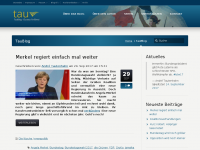 Screenshot des Blogs TauBlog – Écrasez l’infâme!