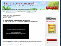 Screenshot des Blogs Ratgeber Stressbewältigung