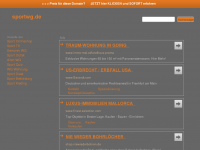 Screenshot des Blogs sportWG