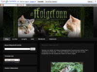 Screenshot des Blogs Blog Zucht Norwegische Waldkatzen Bayern