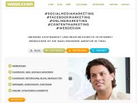 Screenshot des Blogs www.webzucker.at